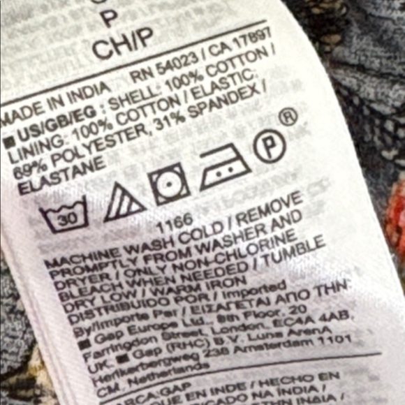 GAP Puff‎ Sleeve Smocked Mini Dress Floral Babydoll Puff Sleeves Size S - Picture 8 of 11